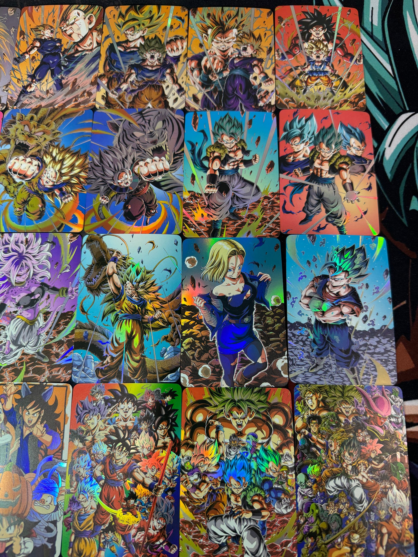 DragonBall Fanart game card for collection - Fanmade 36 full set