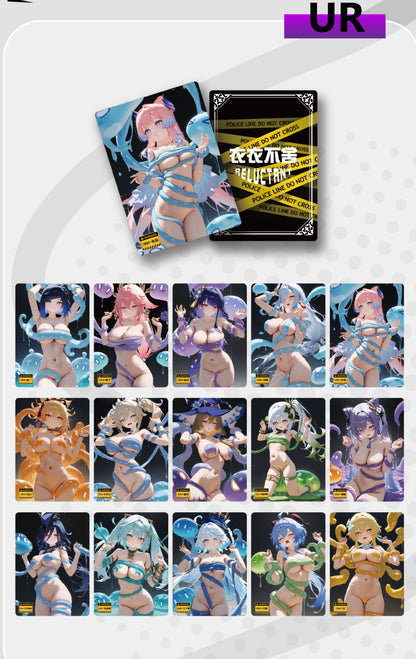 Reluctant Absolutely Naked Vitality Carnival Goddess Story Collection Cards Popular Anime Heroine Rem Kafka Girl Swimsuit Bikini Sexy Waifu Cards