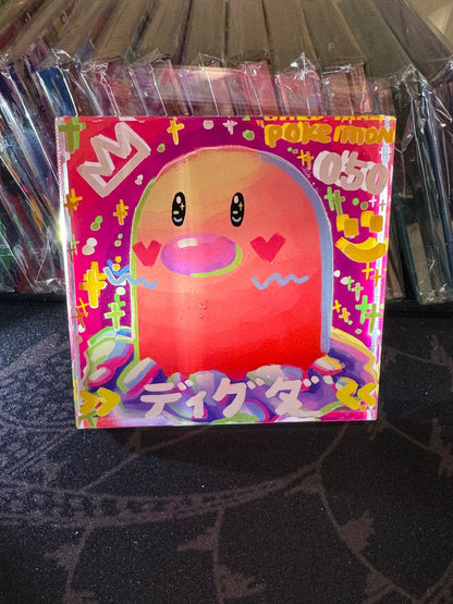 Custom Handmade Pokemon 050 Raikou Decoration Full Art Acrylic Block Charmander Gifts For him - Gifts for her - Gaming Decoration Block