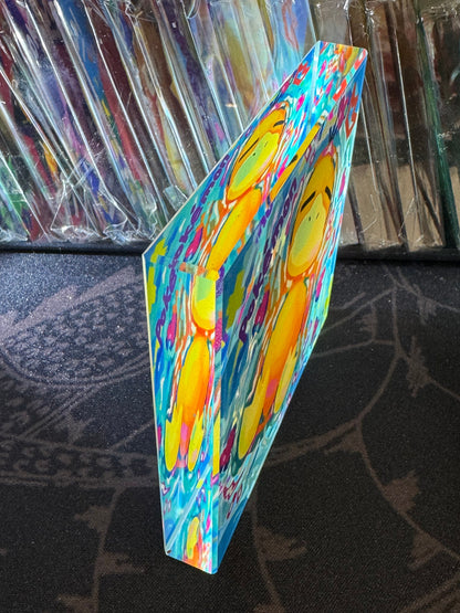 Custom Handmade Pokemon 054 PsyduckDecoration Full Art Acrylic Block Charmander Gifts For him - Gifts for her - Gaming Decoration Block