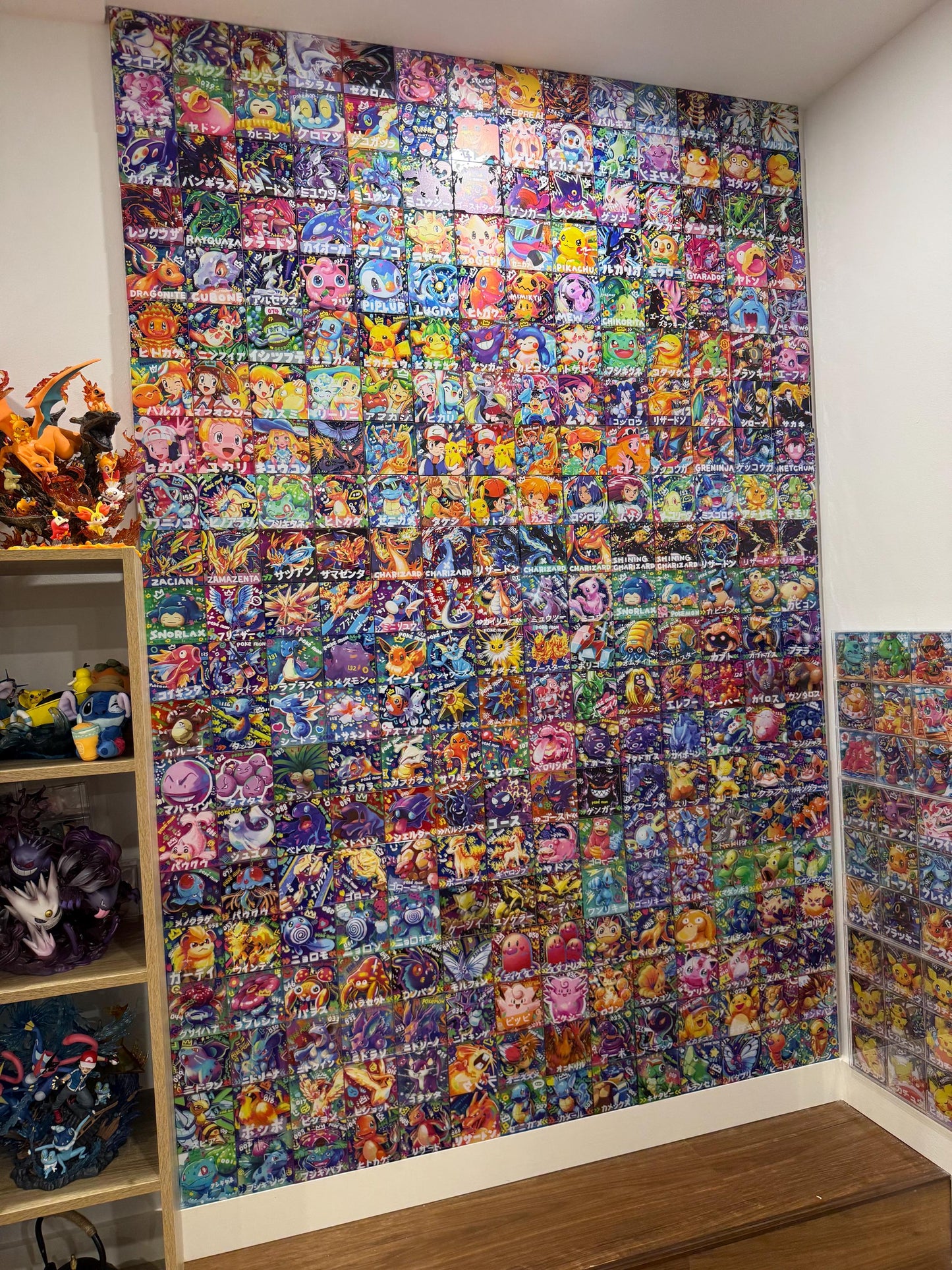 TOPEGI CustomMade Pokemon Crystal Acrylic Block 10x10x1.5cm-Gift For him-Pokemon fan-Pokemon TCG PTCG-Pikachu Charizard Full Art