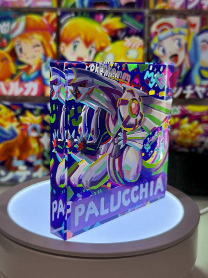 Palucchia CustomMade Pokemon Crystal Acrylic Block 10cmx10cmx1.5cm-Gift For him-Pokemon fan-Pokemon TCG PTCG-Pikachu Charizard Full Art