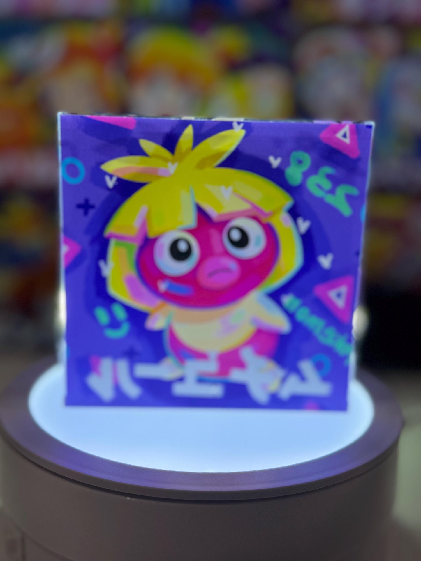 Jynx Smoochum Evolution Chain CustomMade Pokemon Crystal Acrylic Block 10x10x1.5cm-Gift For him-Pokemon fan-Pokemon TCG PTCG Full Art