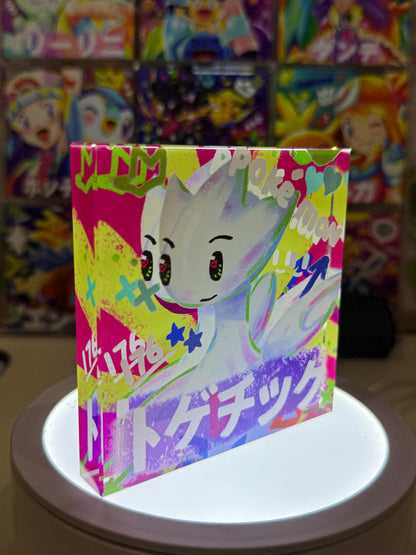 Togitic CustomMade Pokemon Acrylic Crystal Block-10cm Handcrafted Gift for Collectors TCG PTCG-Pikachu Charizard Original Display Art