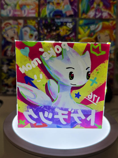 Togitic CustomMade Pokemon Acrylic Crystal Block-10cm Handcrafted Gift for Collectors TCG PTCG-Pikachu Charizard Original Display Art