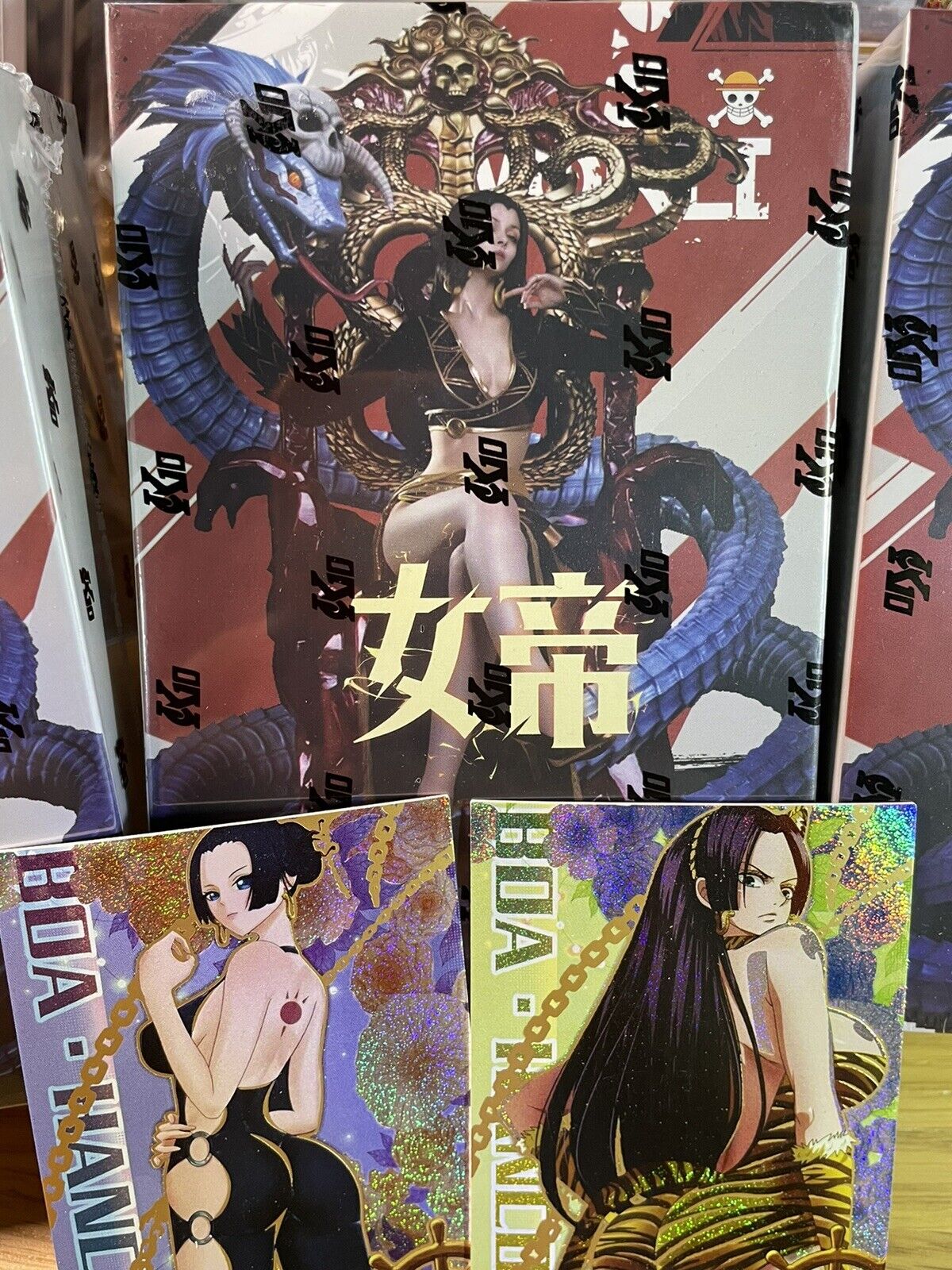 Premium Boa Hancock K10 Sealed Booster Box CCG Anime Collectible Waifu Cards - ApeTcg