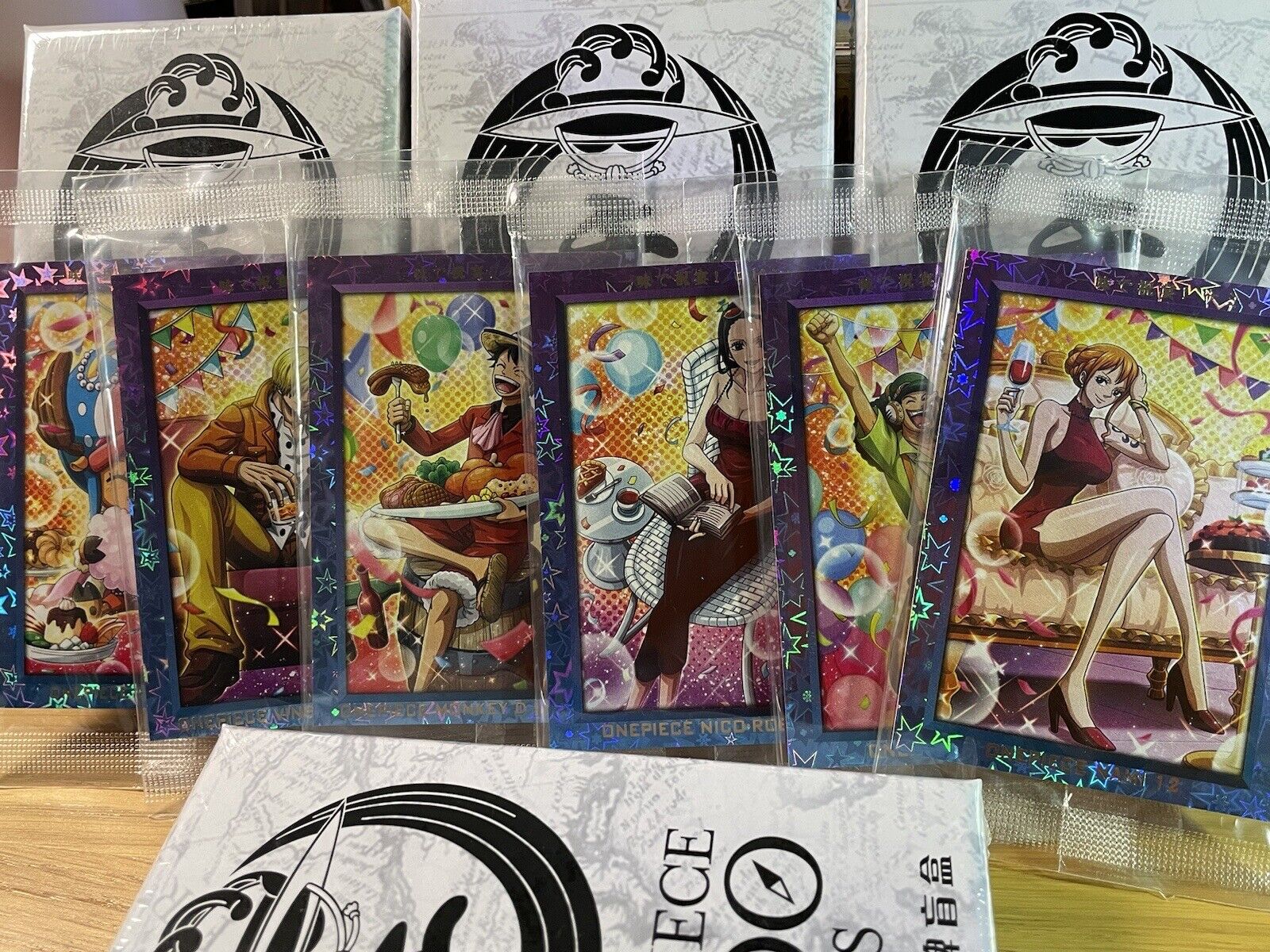 Luffy Nami Zoro Frankie Sanji Boa Hancock Blind Box Sealed Anime Thick Cards - ApeTcg